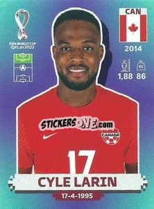 Sticker Cyle Larin - FIFA World Cup Qatar 2022. Standard Edition - Panini