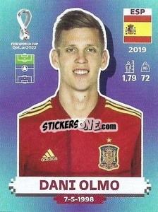Sticker Dani Olmo - FIFA World Cup Qatar 2022. Standard Edition - Panini