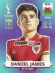 Figurina Daniel James - FIFA World Cup Qatar 2022. Standard Edition - Panini