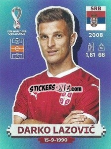 Cromo Darko Lazović - FIFA World Cup Qatar 2022. Standard Edition - Panini