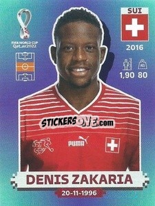 Figurina Denis Zakaria - FIFA World Cup Qatar 2022. Standard Edition - Panini