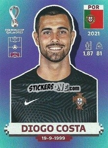 Cromo Diogo Costa - FIFA World Cup Qatar 2022. Standard Edition - Panini