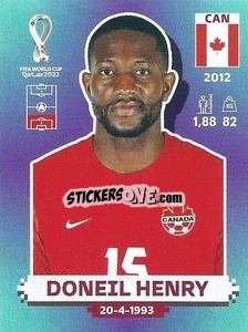 Sticker Doneil Henry - FIFA World Cup Qatar 2022. Standard Edition - Panini