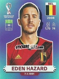 Sticker Eden Hazard - FIFA World Cup Qatar 2022. Standard Edition - Panini