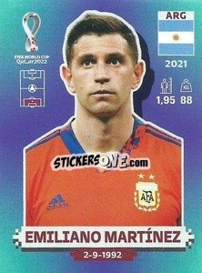 Sticker Emiliano Martínez - FIFA World Cup Qatar 2022. Standard Edition - Panini