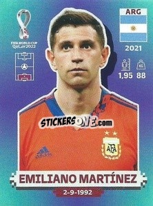 Figurina Emiliano Martínez - FIFA World Cup Qatar 2022. Standard Edition - Panini