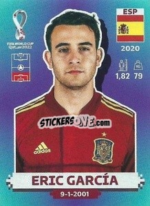 Sticker Eric García - FIFA World Cup Qatar 2022. Standard Edition - Panini