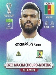 Sticker Eric Maxim Choupo-Moting - FIFA World Cup Qatar 2022. Standard Edition - Panini