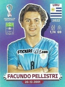 Figurina Facundo Pellistri - FIFA World Cup Qatar 2022. Standard Edition - Panini