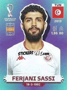 Figurina Ferjani Sassi - FIFA World Cup Qatar 2022. Standard Edition - Panini