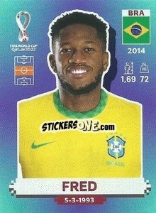 Figurina Fred - FIFA World Cup Qatar 2022. Standard Edition - Panini