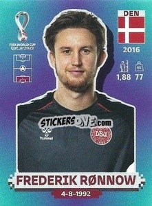 Cromo Frederik Rønnow - FIFA World Cup Qatar 2022. Standard Edition - Panini