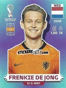 Sticker Frenkie de Jong - FIFA World Cup Qatar 2022. Standard Edition - Panini