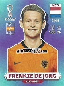 Cromo Frenkie de Jong - FIFA World Cup Qatar 2022. Standard Edition - Panini