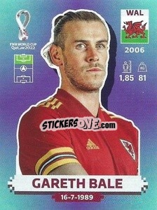 Sticker Gareth Bale - FIFA World Cup Qatar 2022. Standard Edition - Panini
