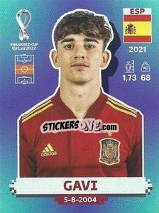 Cromo Gavi - FIFA World Cup Qatar 2022. Standard Edition - Panini