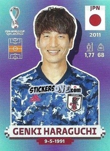Sticker Genki Haraguchi - FIFA World Cup Qatar 2022. Standard Edition n. JPN11 - Panini