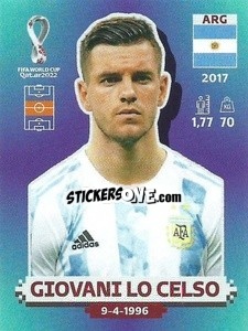 Figurina Giovani Lo Celso - FIFA World Cup Qatar 2022. Standard Edition - Panini