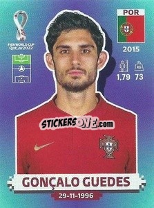 Figurina Gonçalo Guedes - FIFA World Cup Qatar 2022. Standard Edition - Panini