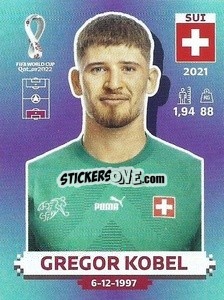 Sticker Gregor Kobel - FIFA World Cup Qatar 2022. Standard Edition - Panini