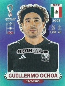 Sticker Guillermo Ochoa - FIFA World Cup Qatar 2022. Standard Edition - Panini