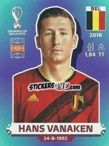 Figurina Hans Vanaken - FIFA World Cup Qatar 2022. Standard Edition - Panini