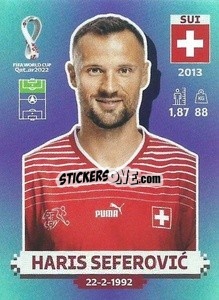 Cromo Haris Seferović - FIFA World Cup Qatar 2022. Standard Edition - Panini