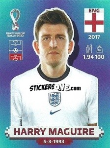 Sticker Harry Maguire - FIFA World Cup Qatar 2022. Standard Edition - Panini