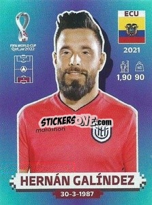 Sticker Hernán Galíndez - FIFA World Cup Qatar 2022. Standard Edition - Panini