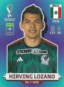 Sticker Hirving Lozano - FIFA World Cup Qatar 2022. Standard Edition - Panini