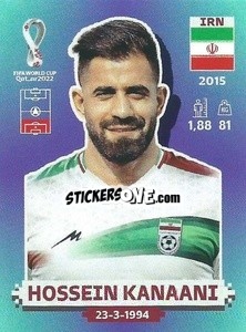 Cromo Hossein Kanaani - FIFA World Cup Qatar 2022. Standard Edition - Panini