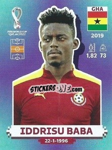 Figurina Iddrisu Baba - FIFA World Cup Qatar 2022. Standard Edition - Panini