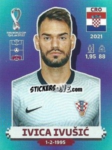 Sticker Ivica Ivušić - FIFA World Cup Qatar 2022. Standard Edition - Panini