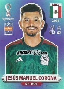 Figurina Jesús Manuel Corona - FIFA World Cup Qatar 2022. Standard Edition - Panini