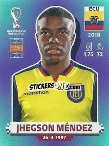 Sticker Jhegson Méndez - FIFA World Cup Qatar 2022. Standard Edition - Panini