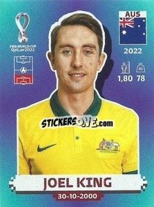 Figurina Joel King - FIFA World Cup Qatar 2022. Standard Edition - Panini