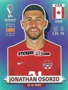 Sticker Jonathan Osorio - FIFA World Cup Qatar 2022. Standard Edition - Panini