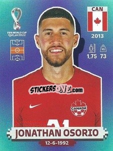 Figurina Jonathan Osorio - FIFA World Cup Qatar 2022. Standard Edition - Panini