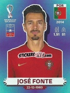 Sticker José Fonte - FIFA World Cup Qatar 2022. Standard Edition - Panini