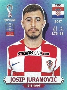 Cromo Josip Juranović - FIFA World Cup Qatar 2022. Standard Edition - Panini