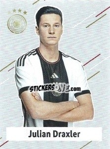 Sticker Julian Draxler - FIFA World Cup Qatar 2022. Standard Edition - Panini