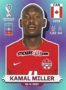 Figurina Kamal Miller - FIFA World Cup Qatar 2022. Standard Edition - Panini