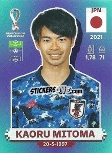 Sticker Kaoru Mitoma - FIFA World Cup Qatar 2022. Standard Edition - Panini