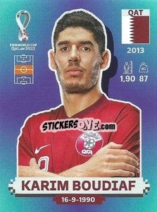 Sticker Karim Boudiaf - FIFA World Cup Qatar 2022. Standard Edition - Panini