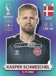 Sticker Kasper Schmeichel - FIFA World Cup Qatar 2022. Standard Edition - Panini