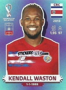 Sticker Kendall Waston - FIFA World Cup Qatar 2022. Standard Edition - Panini