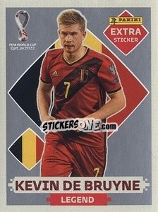 Cromo Kevin De Bruyne (Belgium) - FIFA World Cup Qatar 2022. Standard Edition - Panini