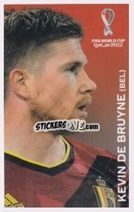 Figurina Kevin De Bruyne (Belgium) - FIFA World Cup Qatar 2022. Standard Edition - Panini