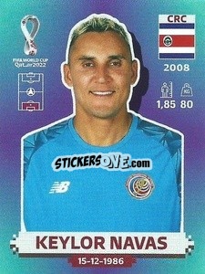 Sticker Keylor Navas - FIFA World Cup Qatar 2022. Standard Edition - Panini