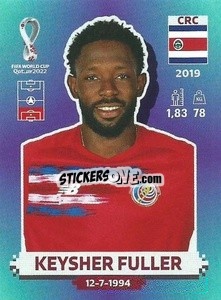 Sticker Keysher Fuller - FIFA World Cup Qatar 2022. Standard Edition - Panini